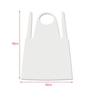 White Waterproof Body Protection Disposable Apron Cleaning Apron Plastic
