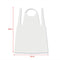White Waterproof Body Protection Disposable Apron Cleaning Apron Plastic