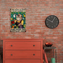 Gardener Cat Retro Metal Plate Tin Sign Plaque Poster for Bar Club Cafe