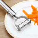 Carrot Fruit Slicer French Cutter Grater Steel Potato Vegetable Peeler A4P0