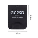 Card Slot Adapter for Micro SD Memory Card for GameCube Wii Game Consoles