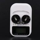3.6V LCD EU Plug Recharging LIR2016/LIR2025/LIR2032 Button Battery Charger