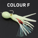 11cm 22g Octopus Soft Fishing Lures Jig Hooks Crankbait Artificial Bait Tackl