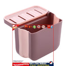 Kitchen Sink Strainer Basket Retractable Sink Hanging Organizer Kit (Pink) Newly