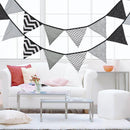 Mikolotuk 12 Flags 3.2m Cotton Chain, Colorful, Birthday Decoration,