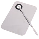 Stainless Steel Makeup Mixer Nail Art Polish Foundation Mixing Plate
