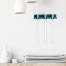 Punch Free Plug Hanger Wall-Mounted Toothbrush Bathroom Holder (Dark Blue) Newly