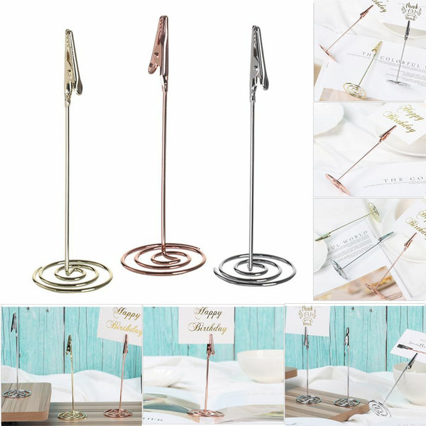 Wedding Supplies Photos Clips Place Card Table Numbers Holder Clamps Stand
