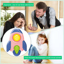 Rocket Dimple Sensory Toys Stress Relief for Kids Baby Finger Board Hand Sque