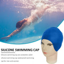 Swimming Caps Men Women Waterproof Swim Pool Cap Ear Protect Silicone Divin