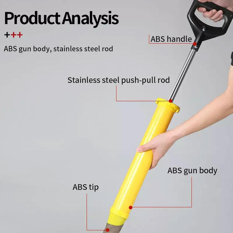 5Pcs/Set Caulking Gun Cement Lime Pump Grouting Mortar Sprayer  Grout Fillings`