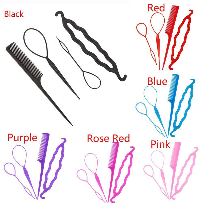 Styling Accessories Magic Twist Curler Hair Braiding Hair Clip Bun Roller Maker