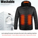 Electric Hooded Jacket Hooded Winter Thermal Jackets Windproof Warm Mens Clothes