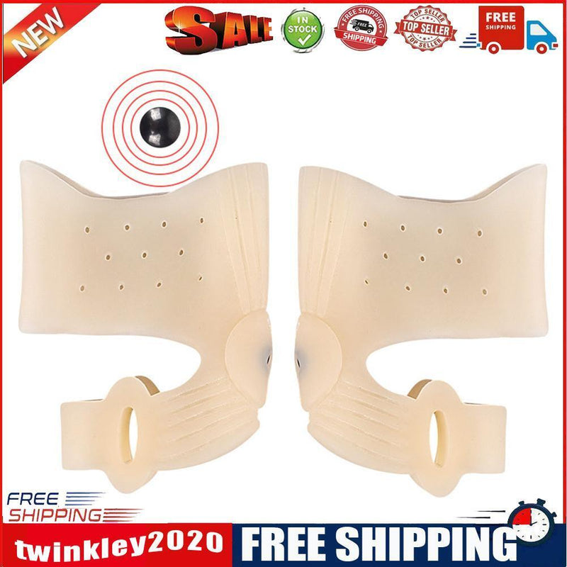 Toe Separator Hallux Valgus Bunion Corrector Feet Bone Adjuster (Magnetite)