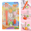 For Kids Prizes Party Fun Easter Day Mini Erasers Pencil Erasers Stationery