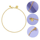 Bell Pendant Water Wave Hollow Jewelry Anklet Thick Chain Necklace Bracelet