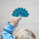 Silicone Sensory Stress Relief Autism ADHD Peafowl Bubble Toys for Kids