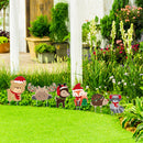 Yard Signs - Forest Animal Lawn Decoration Yard Signs with 20 Stakes - 10 Pieces