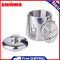 1300ml Stainless Steel Ice Bucket Double Layer Wine Beer Ice Cube Tray w/ Tongs