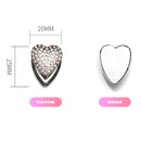 Love Heart Rhinestone Adhesive Car Hook Organizer Storage Hanger Car Indoor