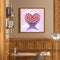 Full Round Diamond Painting DIY Kit Pink Angel Wings Rhinestone Mosaic Picture