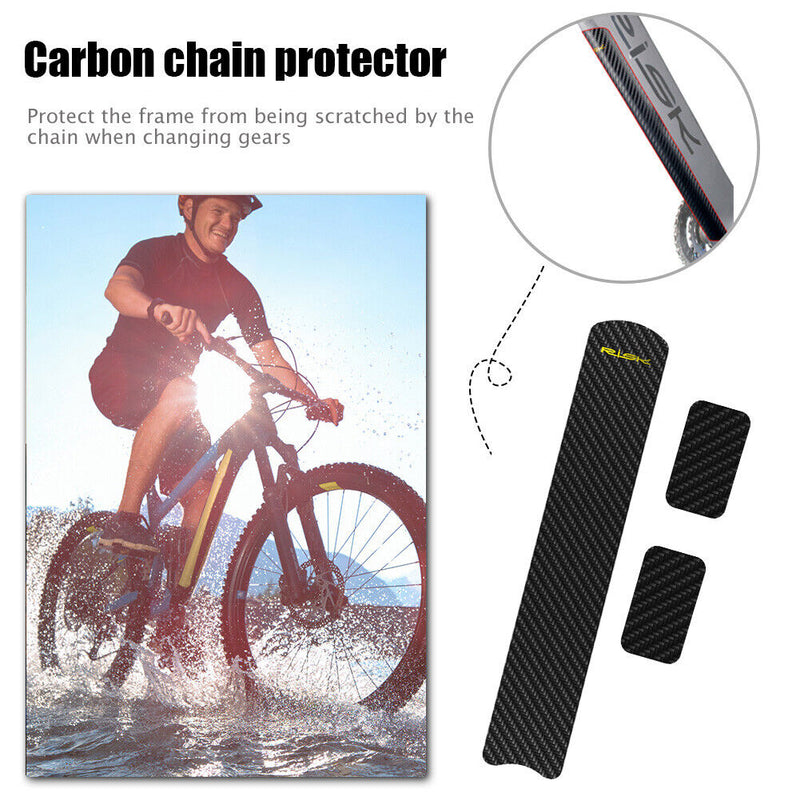 Risk Bike Chain Protective Cover Easy Installation Tape Kit Cycling Accessories