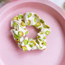 Summer Fruit Printed Hairband Scrunchies Women Elastic Hair Rope (2 Kiwi)