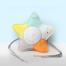 Kids Soft Pentagram Soothing Plush Toys Musical LED Projector Night Lamp Newly