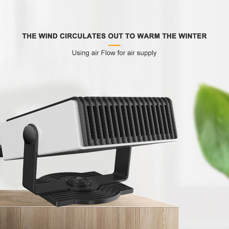 Car Heater Air Cooler Fan Windscreen Demister Defroster Portable Heating Device