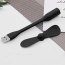 Cooling Mobile Phone Mini USB Fan for Power Bank Notebook Computer (Black) Newly