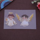 Silicone Stamp + Metal Dies Stencil Frame Scrapbook Angel Craft