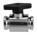 G1/4 Vent Valve Brass Inner Teeth Water Ball Valve Waterway Control(Black) Newly