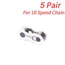 5 Pairs MTB Road Bike Chain Link Connector Chain Joint Magic Buckles (10S) Newly