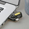 2 in 1 USB OTG Card Reader Micro USB OTG TF SD Card Reader Adapter (Yellow)