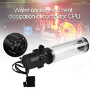 G1/4 Thread XHC8+160mm Cylinder Water Tank Water Pump for CPU Water Cooling