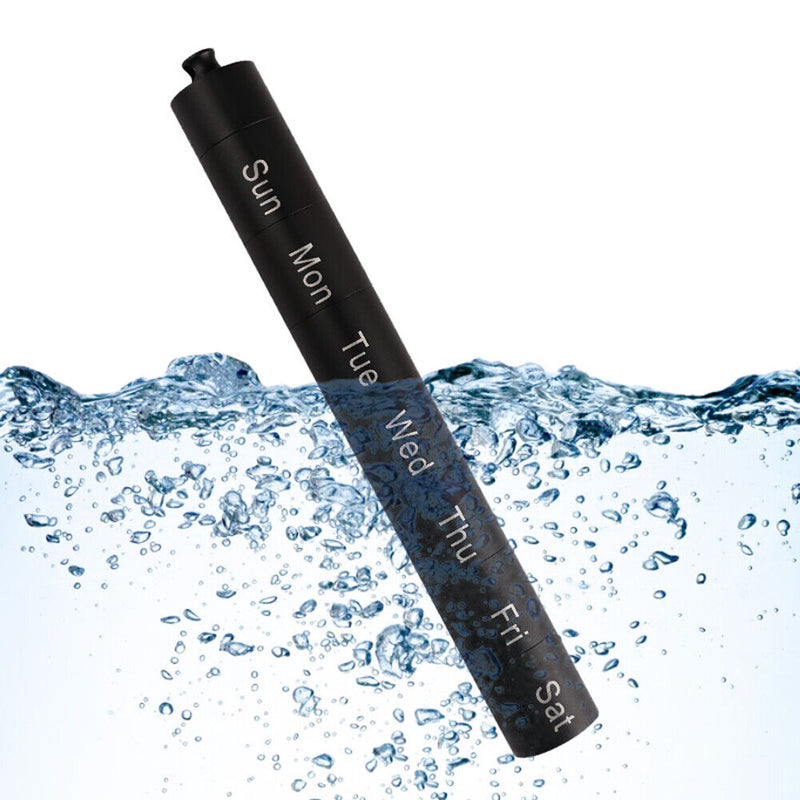 Medicine Box Weekly Tablet Holder with Keychain Separable Travel Pill Stora