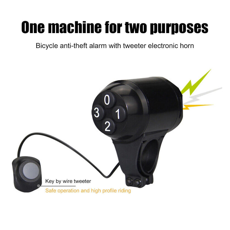 Loud High Decibel Password Alarm Ring Bell Safety Warning Anti-Theft Alert Horn