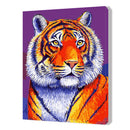Canvas Color Drawing DIY Art Picture Tigers Modern Living Room Home Decoration