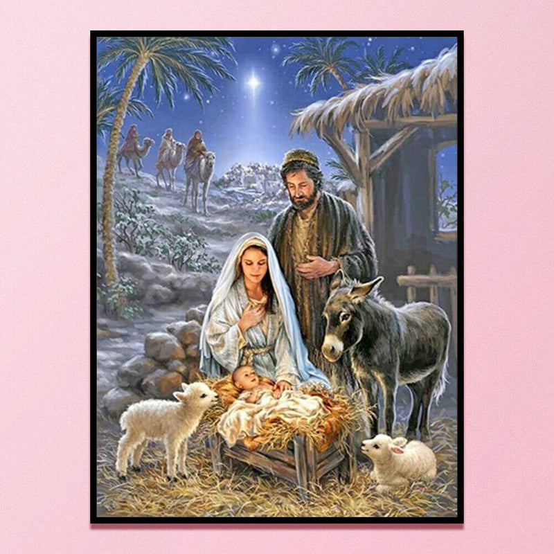 Full Cross Stitch 11CT Shepherd Stamped Embroidery DIY Crafts Home Decorations