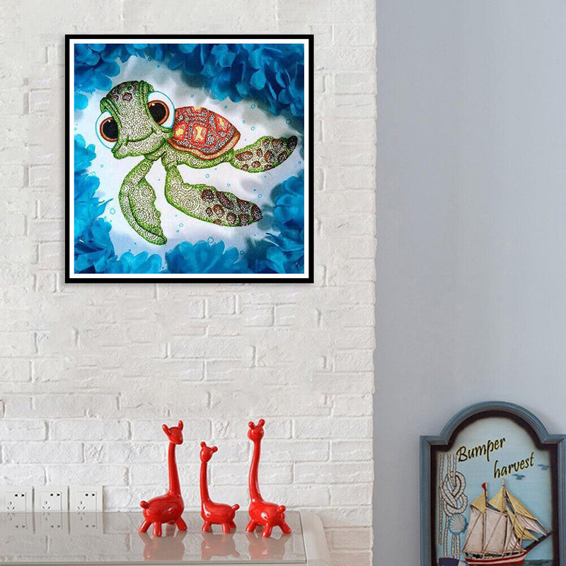 5D DIY Full Drill Diamond Painting Tortoise Cross Stitch Mosaic Home Decor Kit