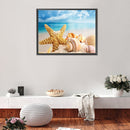 DIY Diamond Painting Kit Starfish Conch Full Round Drill Picture Home Decoration