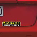 2pcs Car Stickers 15x3cm LIMITED EDITION Funny Reflective Vinyl Decals