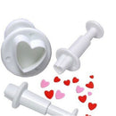 Fondant Cookie Baking Tool Mold Mould Plunger Cutter Cake Decorating Love Heart