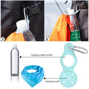 Water Bottle Holder Sport Kettle Buckle Carabiner Towel Hook Camping Hiking Tool
