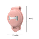 Pet Dog Collar Tracker Cover Anti-Lost for Airtag Protective Case (Pink)