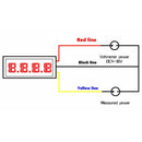 Mini LED Display 4 Bits 0-100V Voltmeter Panel Volt Voltage Meter (0.56inch