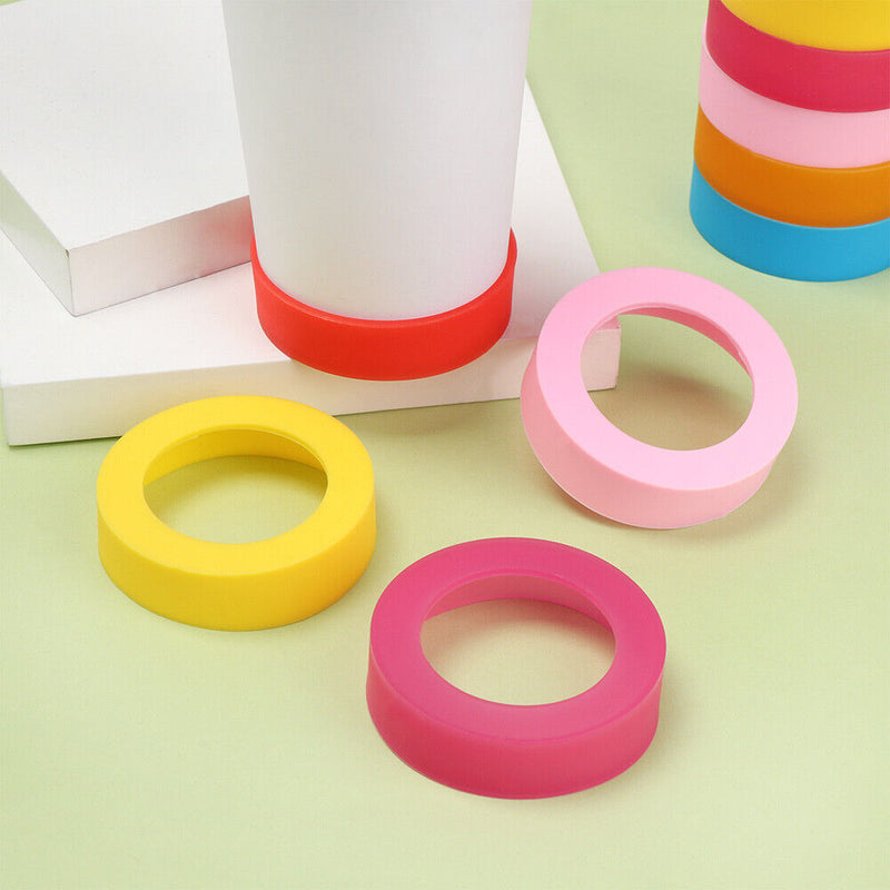 Drink Bottle Pad Silicone Cup Sleeve Thermos Cup Coasters Insulation Cup Mat