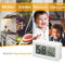 Mini Digital LCD Temperature Humidity Meter Thermometer Hygrometer (White)