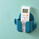 Wall Mounted Organizer Storage Box Hooks Phone Remote Control (Dark Blue) Newly