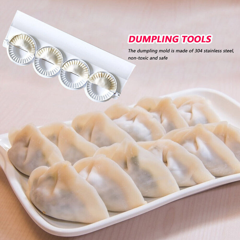 DIY Dumpling Maker Chinese Food Jiaozi Clips Mold Kitchen Baking Artifact